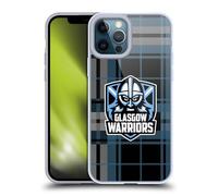 Head Case Designs Officially Licensed Glasgow Warriors Tartan Logo Gel Case [Military Grade Protection] Compatible With Apple iPhone 12 Pro Max