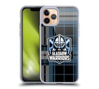 Head Case Designs Officially Licensed Glasgow Warriors Tartan Logo Gel Case [Military Grade Protection] Compatible With Apple iPhone 11 Pro
