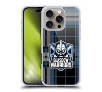 Head Case Designs Officially Licensed Glasgow Warriors Tartan Logo Gel Case [Military Grade Protection] Compatible with Apple iPhone 16 Pro and Compatible with MagSafe