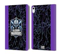 Head Case Designs Officially Licensed Glasgow Warriors Third 2024/25 Crest Kit Leather Wallet Case Compatible With Apple iPad 10.9 2022/2025