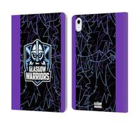 Head Case Designs Officially Licensed Glasgow Warriors Third 2024/25 Crest Kit Leather Wallet Case Compatible With Apple iPad Air 11 2020/2022/2024/2025