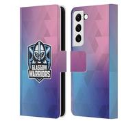 Head Case Designs Officially Licensed Glasgow Warriors Training 2025/26 Crest Kit Leather Wallet Case Compatible With Samsung Galaxy S22 5G
