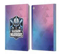 Head Case Designs Officially Licensed Glasgow Warriors Training 2025/26 Crest Kit Leather Wallet Case Compatible With Apple iPad 10.2 2019/2020/2021