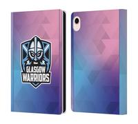 Head Case Designs Officially Licensed Glasgow Warriors Training 2025/26 Crest Kit Leather Wallet Case Compatible With Apple iPad mini (2021/2024)