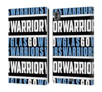 Head Case Designs Officially Licensed Glasgow Warriors Warrior Graphics Leather Wallet Case Compatible With Apple iPad Pro 11 M4/M5 2024/2025