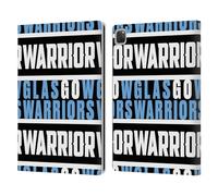 Head Case Designs Officially Licensed Glasgow Warriors Warrior Graphics Leather Wallet Case Compatible With Apple iPad Pro 13 M4 2024