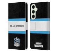 Head Case Designs Officially Licensed Glasgow Warriors We Are Warriors Graphics Leather Wallet Case Compatible With Samsung Galaxy S25+
