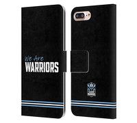 Head Case Designs Officially Licensed Glasgow Warriors We Are Warriors Logo Leather Book Wallet Case Cover Compatible With Apple iPhone 7 Plus/iPhone 8 Plus
