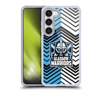 Head Case Designs Officially Licensed Glasgow Warriors White And Blue Graphics Gel Case [Military Grade Protection] Compatible with Samsung Galaxy S23 5G and Compatible with MagSafe