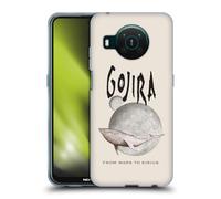 Head Case Designs Officially Licensed Gojira From Mars to Sirius Graphics Gel Case [Military Grade Protection] Compatible With Nokia X10 / X20