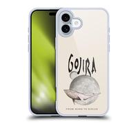 Head Case Designs Officially Licensed Gojira From Mars to Sirius Graphics Gel Case [Military Grade Protection] Compatible With Apple iPhone 16 Plus