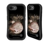 Head Case Designs Officially Licensed Gojira From Mars to Sirius in Black Graphics Hybrid Case Compatible With Apple iPhone 16e