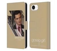 Head Case Designs Officially Licensed Gossip Girl Chuck Graphics Leather Wallet Case Compatible With Apple iPhone 16e