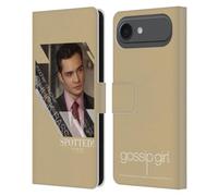 Head Case Designs Officially Licensed Gossip Girl Chuck Graphics Leather Wallet Case Compatible With Apple iPhone 17 Air