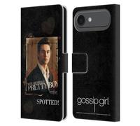 Head Case Designs Officially Licensed Gossip Girl Nate Graphics Leather Wallet Case Compatible With Apple iPhone 17 Air