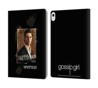 Head Case Designs Officially Licensed Gossip Girl Nate Graphics Leather Wallet Case Compatible With Apple iPad Air 13 2024/2025