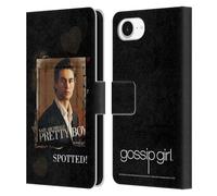Head Case Designs Officially Licensed Gossip Girl Nate Graphics Leather Wallet Case Compatible With Apple iPhone 16e