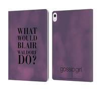 Head Case Designs Officially Licensed Gossip Girl What Would Blair Graphics Leather Wallet Case Compatible With Apple iPad Air 13 2024/2025
