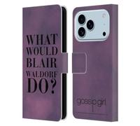 Head Case Designs Officially Licensed Gossip Girl What Would Blair Graphics Leather Wallet Case Compatible With Apple iPhone 17 Pro