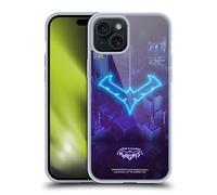 Head Case Designs Officially Licensed Gotham Knights Nightwing Character Art Gel Case [Military Grade Protection] Compatible With Apple iPhone 15 Plus