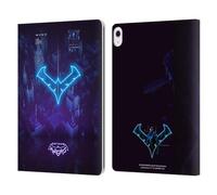 Head Case Designs Officially Licensed Gotham Knights Nightwing Character Art Leather Wallet Case Compatible With Apple iPad Air 13 2024/2025