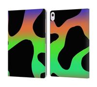 Head Case Designs Officially Licensed Grace Illustration Assorted Cow Prints Leather Wallet Case Compatible With Apple iPad Air 13 2024/2025