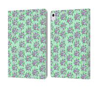 Head Case Designs Officially Licensed Grace Illustration Cosmos Lovely Floral Leather Wallet Case Compatible With Apple iPad Air 13 2024/2025