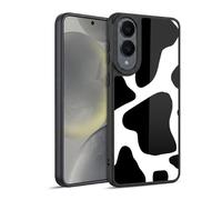 Head Case Designs Officially Licensed Grace Illustration Cow Animal Prints Gel Armour Case [Military Grade Protection] Compatible With Samsung Galaxy S25 Edge