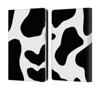 Head Case Designs Officially Licensed Grace Illustration Cow Animal Prints Leather Wallet Case Compatible With Amazon Kindle Paperwhite 6