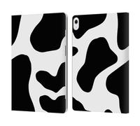 Head Case Designs Officially Licensed Grace Illustration Cow Animal Prints Leather Wallet Case Compatible With Apple iPad Air 13 2024/2025