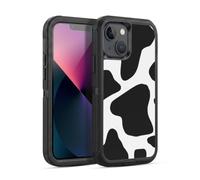 Head Case Designs Officially Licensed Grace Illustration Cow Animal Prints Ultra-Armoured Shockproof Case [Military Grade Protection] Compatible With Apple iPhone 13