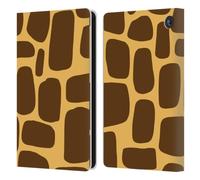 Head Case Designs Officially Licensed Grace Illustration Giraffe Animal Prints Leather Wallet Case Compatible With Amazon Fire 7 2022