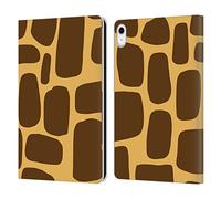 Head Case Designs Officially Licensed Grace Illustration Giraffe Animal Prints Leather Wallet Case Compatible With Apple iPad 10.9 2022/2025