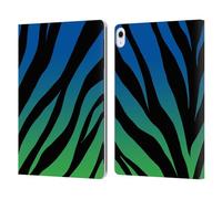 Head Case Designs Officially Licensed Grace Illustration Ombré Leopard Animal Prints Leather Wallet Case Compatible With Apple iPad Air 13 2024/2025
