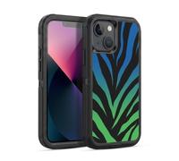 Head Case Designs Officially Licensed Grace Illustration Ombré with Zebra Animal Prints Ultra-Armoured Shockproof Case [Military Grade Protection] Compatible With Apple iPhone 13