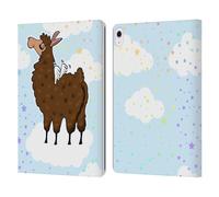 Head Case Designs Officially Licensed Grace Illustration Pegasus Llama Leather Wallet Case Compatible With Apple iPad Air 13 2024/2025