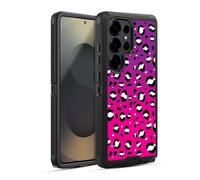 Head Case Designs Officially Licensed Grace Illustration Pink Leopard Animal Prints Ultra-Armoured Shockproof Case [Military Grade Protection] Compatible With Samsung Galaxy S25 Ultra