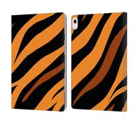 Head Case Designs Officially Licensed Grace Illustration Tiger Animal Prints Leather Wallet Case Compatible With Apple iPad Air 13 2024/2025