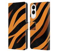 Head Case Designs Officially Licensed Grace Illustration Tiger Animal Prints Leather Wallet Case Compatible With Samsung Galaxy S25 Edge