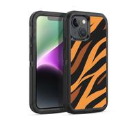 Head Case Designs Officially Licensed Grace Illustration Tiger Animal Prints Ultra-Armoured Shockproof Case [Military Grade Protection] Compatible With Apple iPhone 14