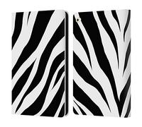 Head Case Designs Officially Licensed Grace Illustration with Zebra Animal Prints Leather Wallet Case Compatible With Apple iPad Air 2 (2014)