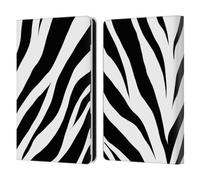 Head Case Designs Officially Licensed Grace Illustration with Zebra Animal Prints Leather Wallet Case Compatible With Amazon Kindle Paperwhite 6