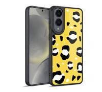 Head Case Designs Officially Licensed Grace Illustration Yellow Leopard Animal Prints Gel Armour Case [Military Grade Protection] Compatible With Samsung Galaxy S25 Edge