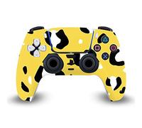 Head Case Designs Officially Licensed Grace Illustration Yellow Leopard Art Mix Vinyl Faceplate Sticker Gaming Skin Decal Cover Compatible With Sony PlayStation 5 PS5 DualSense Controller