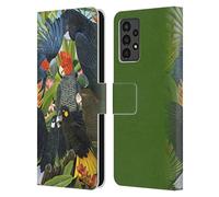 Head Case Designs Officially Licensed Graeme Stevenson Birds 1 Assorted Designs Leather Wallet Case Compatible With Samsung Galaxy A13 (2022)
