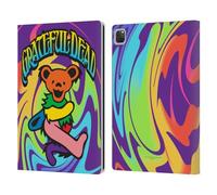 Head Case Designs Officially Licensed Grateful Dead Bear 2 Trends Leather Wallet Case Compatible With Apple iPad Pro 13 M4 2024