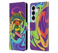 Head Case Designs Officially Licensed Grateful Dead Bear 2 Trends Leather Wallet Case Compatible With Samsung Galaxy S26