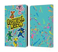 Head Case Designs Officially Licensed Grateful Dead Bear Color Splatter Trends Leather Wallet Case Compatible With Amazon Kindle Paperwhite 6
