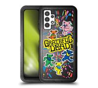 Head Case Designs Officially Licensed Grateful Dead Bear Color Splatter Trends Ultra-Armoured Shockproof Case [Military Grade Protection] Compatible With Samsung Galaxy A13 (2022)