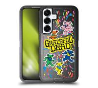 Head Case Designs Officially Licensed Grateful Dead Bear Color Splatter Trends Ultra-Armoured Shockproof Case [Military Grade Protection] Compatible With Samsung Galaxy S25+